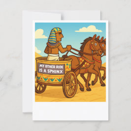 Mijn andere rit is een Sphinx-Briefkaart Briefkaart