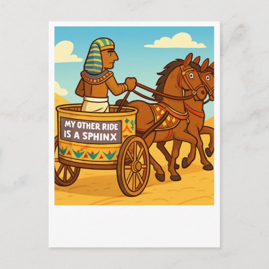 Mijn andere rit is een Sphinx-Briefkaart Briefkaart (Voorkant)