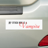 Mijn andere rit is een Vampire Bumpersticker (Op auto)