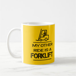Mijn andere rit is een vorkheftruck koffiemok
