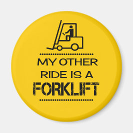 Mijn andere rit is een vorkheftruck magneet