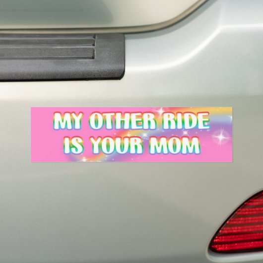 Mijn andere rit is je moeder Sticker (Op auto)