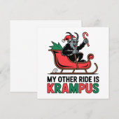 Mijn Andere Rit Is Krampus Krampus Slede (Voorkant / Achterkant)