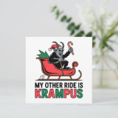 Mijn Andere Rit Is Krampus Krampus Slede (Staand voorkant)