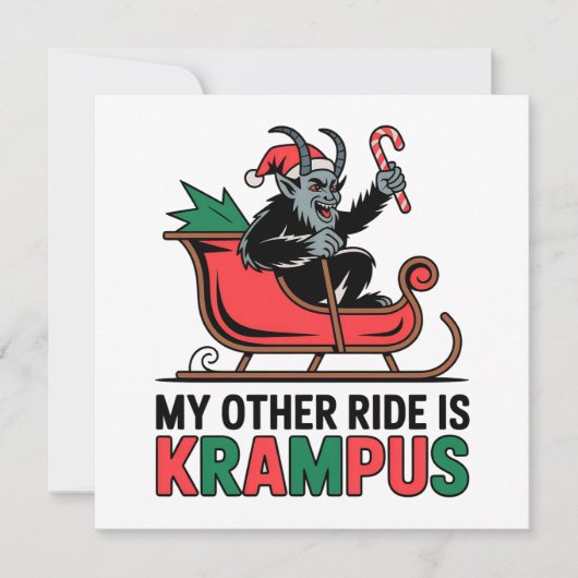 Mijn Andere Rit Is Krampus Krampus Slede (Voorkant)