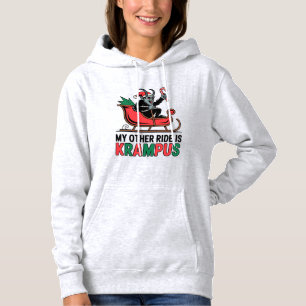 Mijn Andere Rit Is Krampus Krampus Slede Hoodie