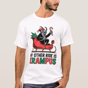 Mijn Andere Rit Is Krampus Krampus Slede T-shirt