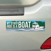 Mijn andere ritje is een auto met een boerenbumper bumpersticker (Op auto)