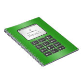 Mijn andere telefoon - Groene notebook Notitieboek (Rechterzijde)