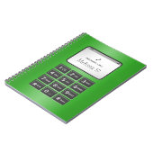 Mijn andere telefoon - Groene notebook Notitieboek (Linkerzijde)