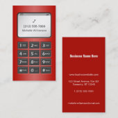 Mijn andere telefoon - Rode Visitekaartjes (Voorkant / Achterkant)
