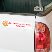 Mijn andere voertuig is de Mahayana Bumpersticker (Op Truck)