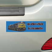 Mijn andere voertuig is een locomotief CSX Bumpersticker (Op auto)
