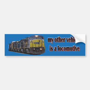 Mijn andere voertuig is een locomotief CSX Bumpersticker