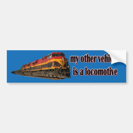 Mijn andere voertuig is een locomotief KCS Bumpersticker (Voorkant)