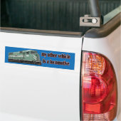 Mijn andere voertuig is een locomotief P&L Bumpersticker (Op Truck)