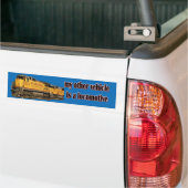 Mijn andere voertuig is een locomotief U.P. Bumpersticker (Op Truck)