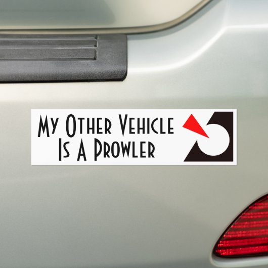 Mijn andere voertuig is een propler bumpersticker (Op auto)