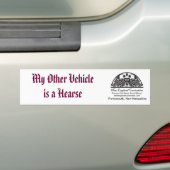 Mijn andere voertuig is een zware Bumpersticker (Op auto)