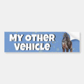 Mijn andere voertuig paard bumpersticker (Voorkant)