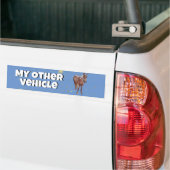 Mijn andere voertuig paard bumpersticker (Op Truck)
