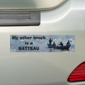 Mijn andere vrachtwagen is een BATTEAU Bumpersticker (Op auto)