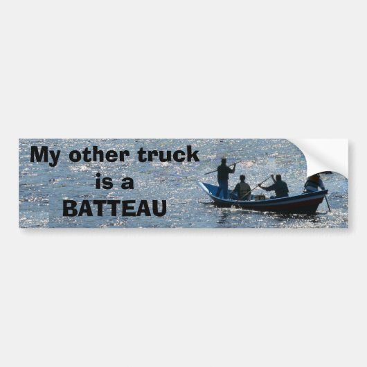 Mijn andere vrachtwagen is een BATTEAU Bumpersticker (Voorkant)