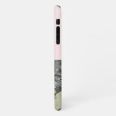 Mijn Angel-moeder, A. Lincoln citaat, bleek roze, iPhone Hoesje (Linkerkant)