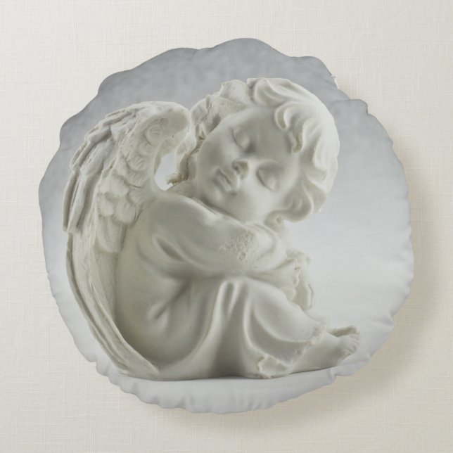 Mijn Angel Round Pillow Rond Kussen (Achterkant)