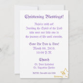 Mijn Angel's Christening Blessings-Customize Kaart (Achterkant)