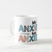 Mijn angst heeft angst koffiemok (Voorkant links)