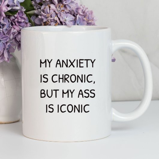 Mijn angst is chronisch grappig | Sarcasme Mok