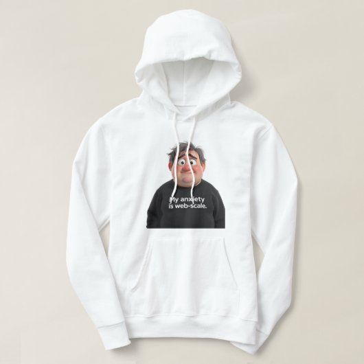 Mijn Angst Is Web Schaal Tech Burnout Meme T-shirt (Design voorkant)