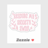 Mijn angst weg lezen  sticker (Vel)