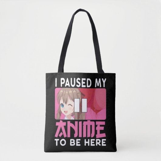 Mijn Anime Lover Japanse Manga Otaku Girl Tote Bag (Voorkant)