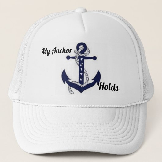 Mijn Anker Hold (Faith) Baseball Pet (Voorkant)