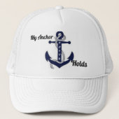Mijn Anker Hold (Faith) Baseball Pet (Voorkant)