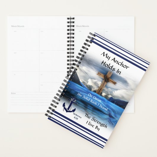 Mijn anker houdt artistieke businessplanner planner (Display)