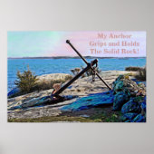 Mijn anker houdt Poster voor het schilderen van ol (Voorkant)