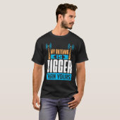 Mijn antenne is groter dan uw radiooperator t-shirt (Voorkant volledig)