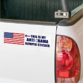 Mijn Anti-Obama Bumpersticker (Op Truck)