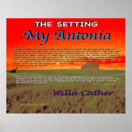 Mijn Antonia-instelling Poster