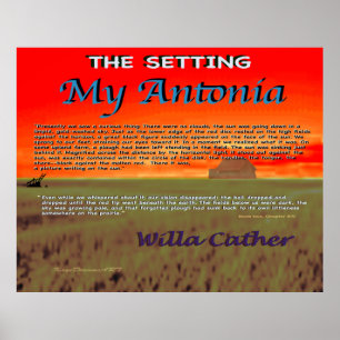 Mijn Antonia-instelling Poster