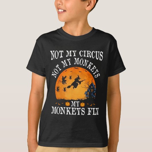 Mijn apen vliegen niet grappig. t-shirt (Voorkant)