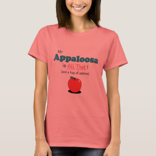 Mijn Appaloosa is alles. Funny Horse T-shirt