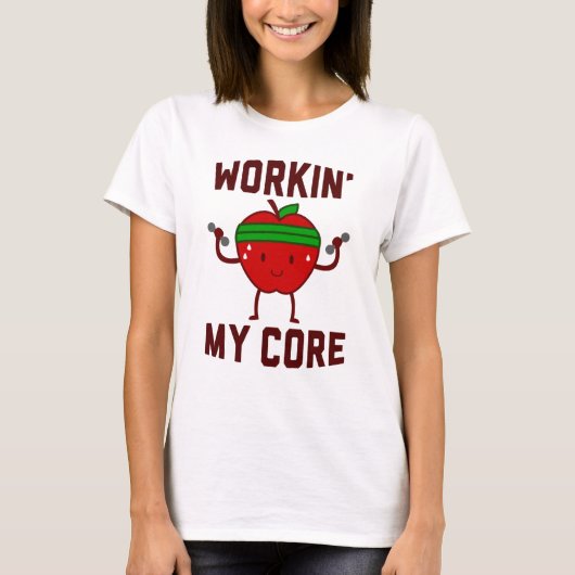 Mijn Apple Core-processor werken T-shirt (Voorkant)