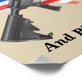 Mijn AR15 mag niet worden overtreden door Biden Poster (Hoek)