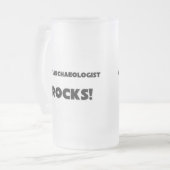 MIJN Archeoloog ROCKS! Matglas Bierpul (Voorkant links)