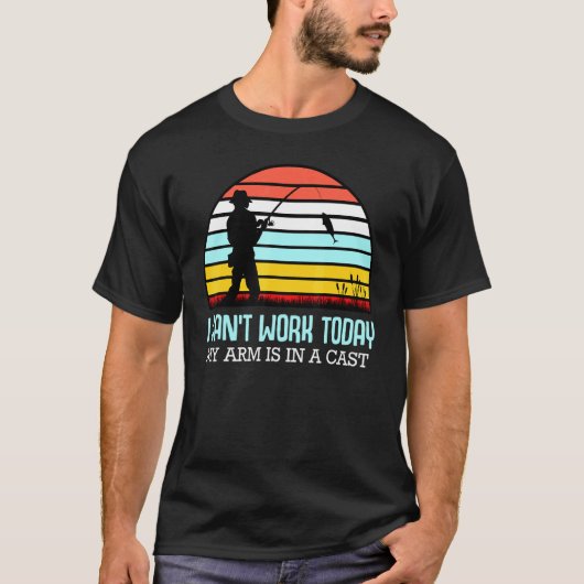 Mijn arm is in een gegoten vissersboot die het mee t-shirt (Voorkant)