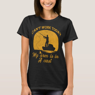 Mijn arm zit in een gegoten Shirt